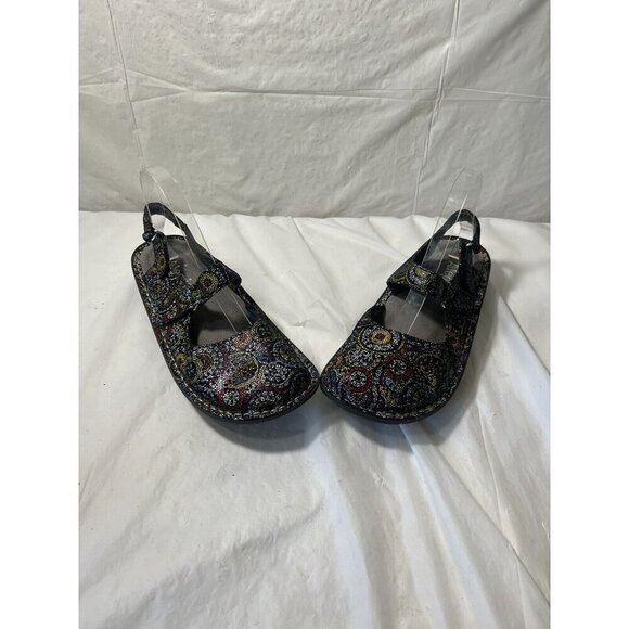 Alegria Jemma Spiro Multi Jem 325 Sz 38 US 8 - 8.5 Leather Clog Mary Jane - Picture 12 of 15